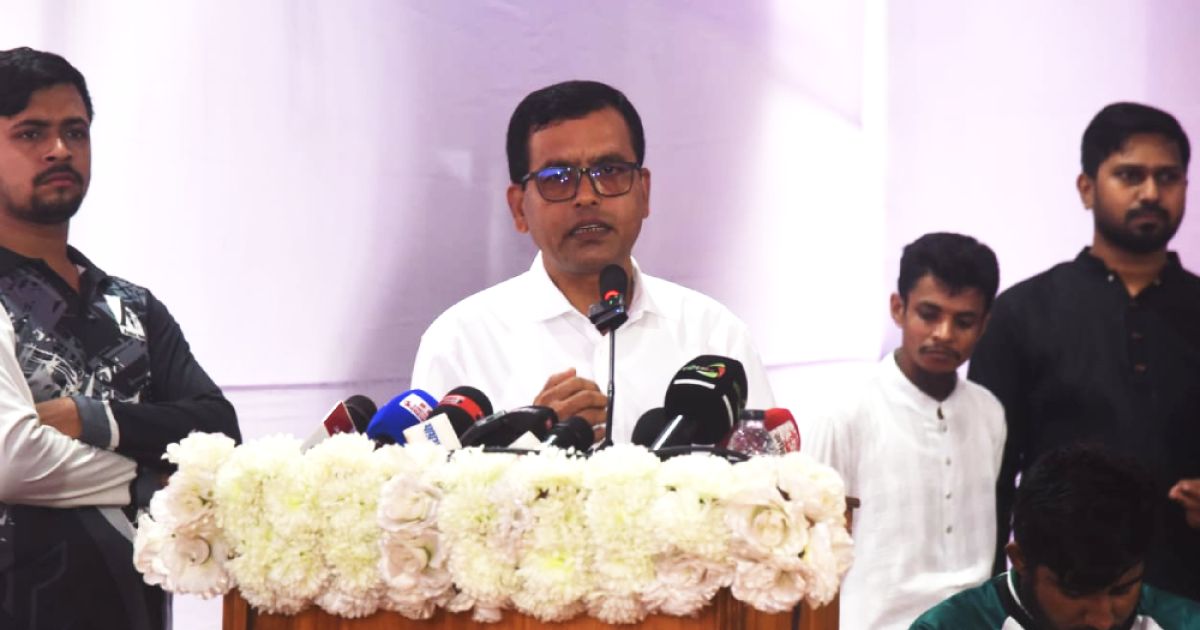 শহীদ আবরার ফাহাদ স্মৃতি স্মরণে পলাশী গোলচত্বরে আগ্রাসন বিরোধী আট স্তম্ভ উদ্বোধন