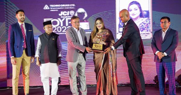 জেসিআই টিওওয়াইপি পুরস্কার পেলেন কুমিল্লার তাহসিন বাহার
